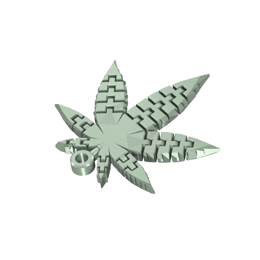 bild nr 2 på produkten: Flexi - Rörliga leder i form av en flexibelweed 110 mm, inspirerad av växtriket, användbar för dekoration eller leksaker