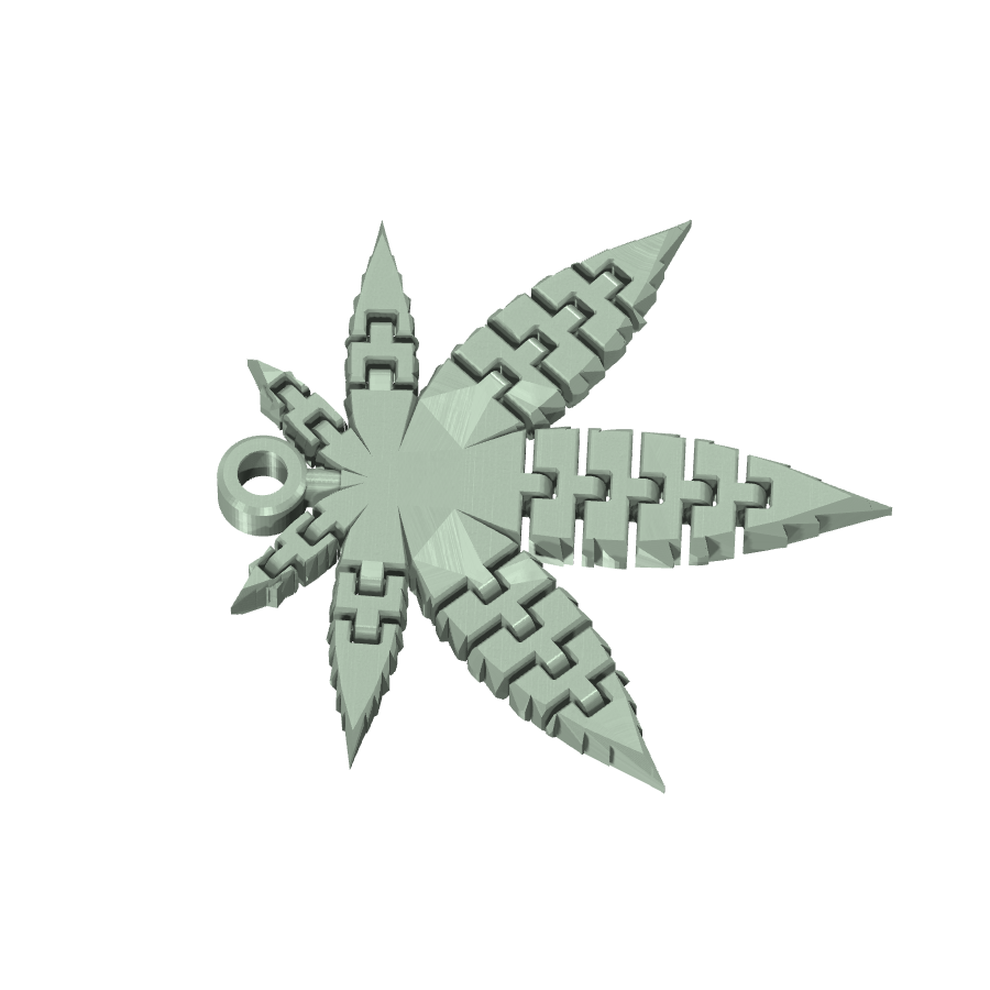 bild nr 3 på produkten: Flexi - Rörliga leder i form av en flexibelweed 110 mm, inspirerad av växtriket, användbar för dekoration eller leksaker