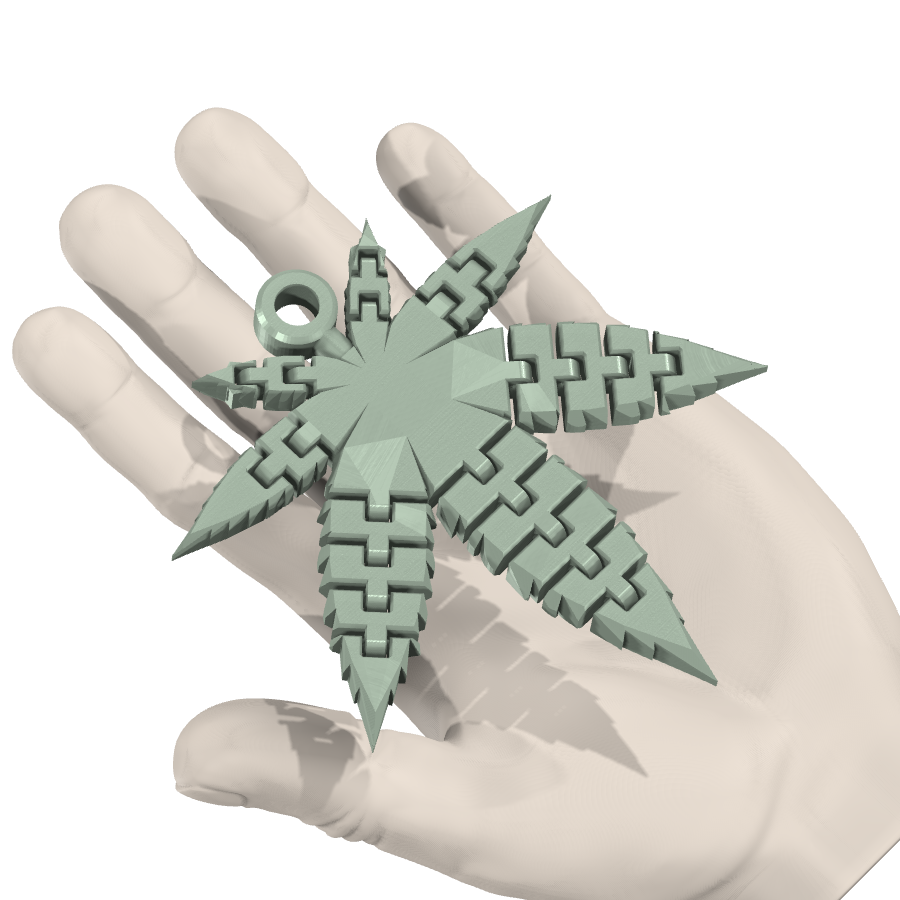 bild nr 4 på produkten: Flexi - Rörliga leder i form av en flexibelweed 110 mm, inspirerad av växtriket, användbar för dekoration eller leksaker