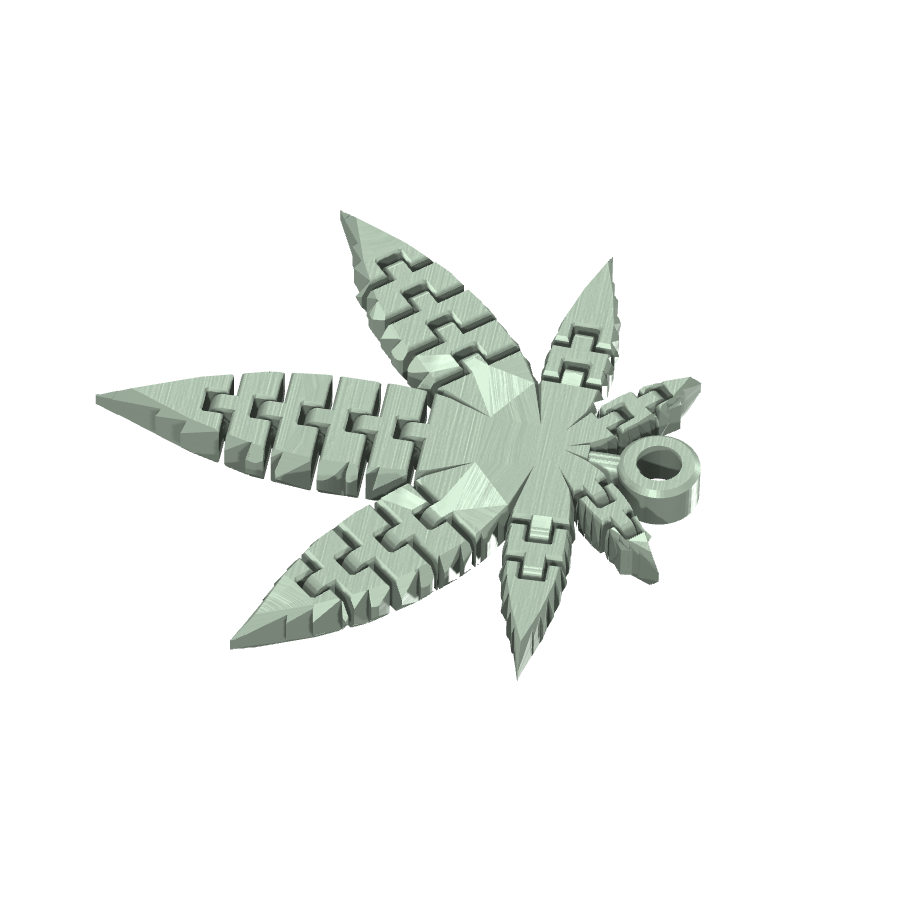 bild nr 7 på produkten: Flexi - Rörliga leder i form av en flexibelweed 110 mm, inspirerad av växtriket, användbar för dekoration eller leksaker