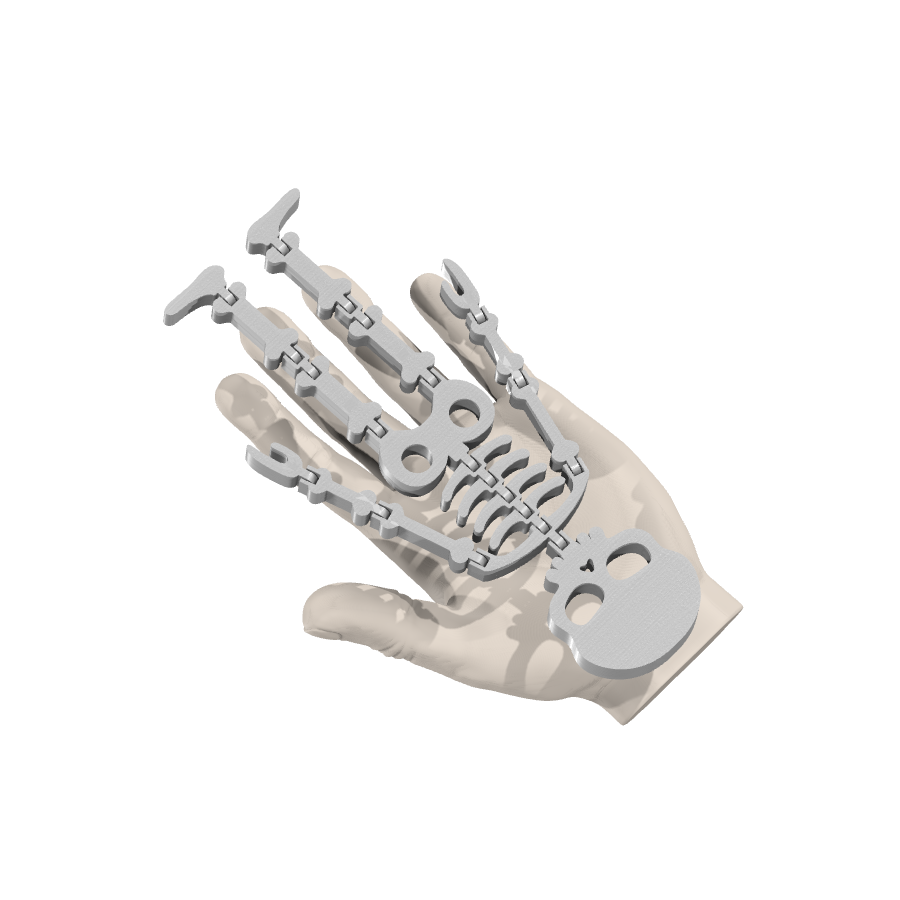 bild nr 4 på produkten: Flexi Skeleton - en flexibel skelettmodell inspirerad av den mänskliga kroppen, perfekt för utbildning och dekoration