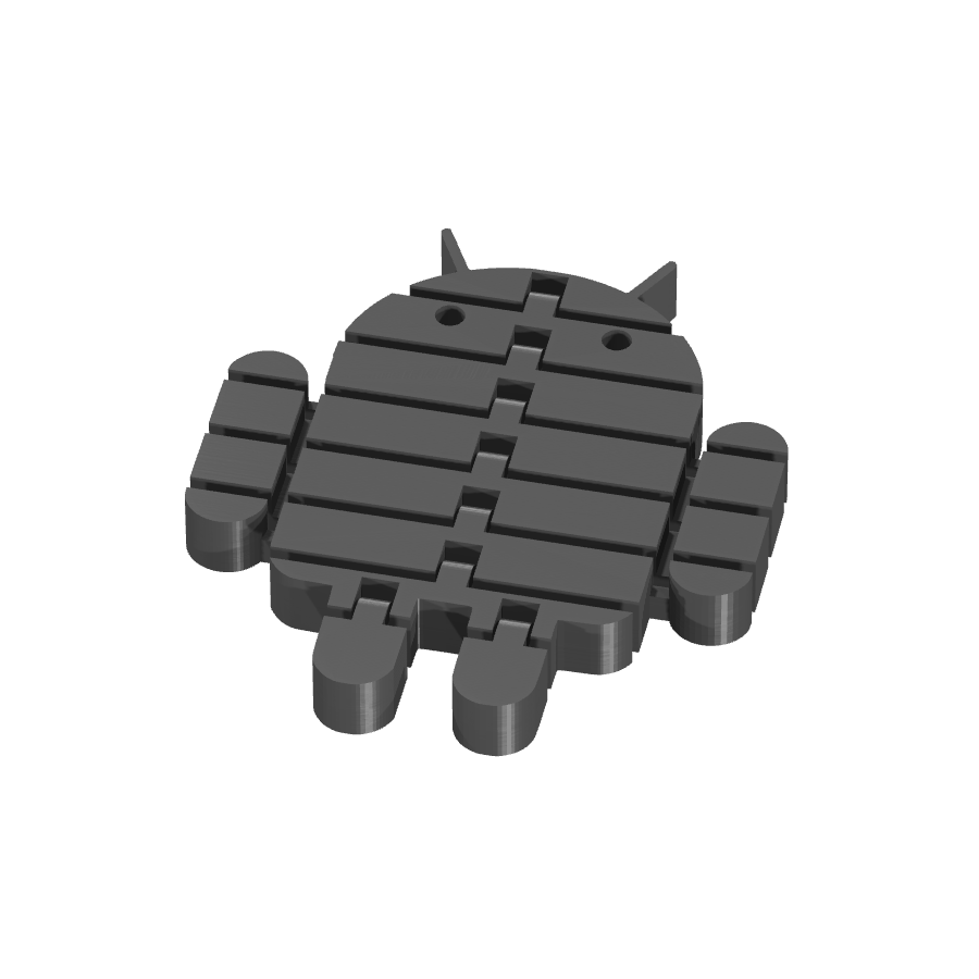 bild nr 1 på produkten: Android-logga i flexibel design, inspirerad av Googles Android-robot, perfekt som dekoration eller gåva för teknikentusiaster och mobilanvändare