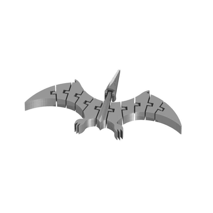 bild nr 1 på produkten: Pterodactyl-figur, inspirerad av de flygande reptilerna från forntiden, tillverkad för att pryda ditt skrivbord eller bokhylla