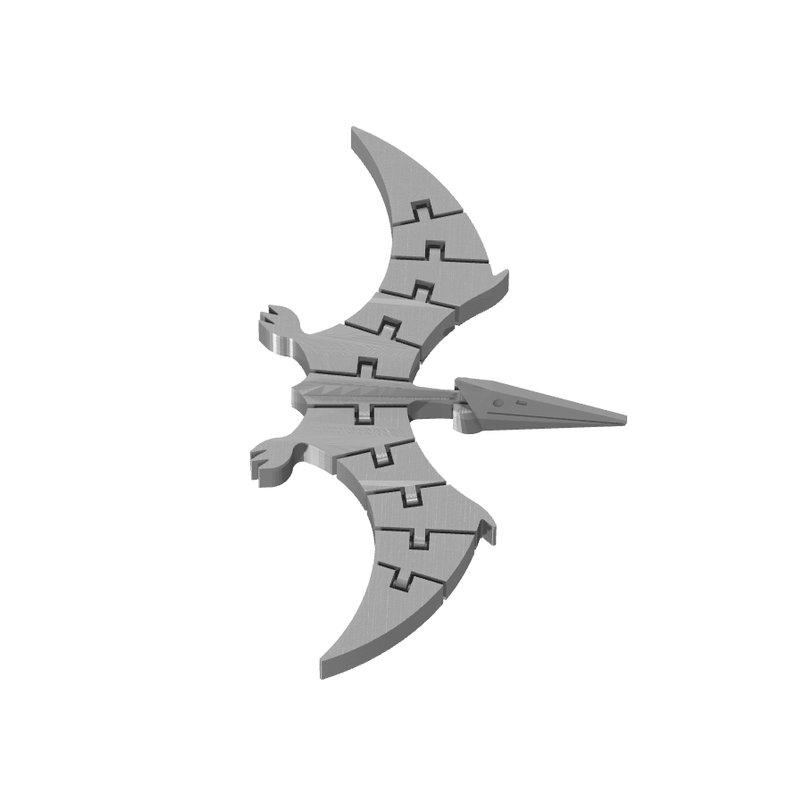 bild nr 3 på produkten: Pterodactyl-figur, inspirerad av de flygande reptilerna från forntiden, tillverkad för att pryda ditt skrivbord eller bokhylla