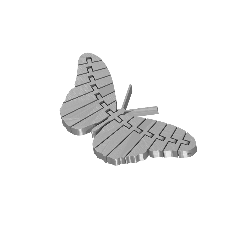 bild nr 2 på produkten: Flexi fjäril med hål och starkare leder, inspirerad av den vackra fjärilen som symboliserar frihet och skönhet