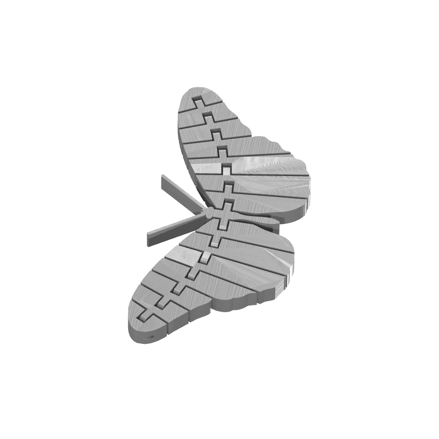 bild nr 7 på produkten: Flexi fjäril med hål och starkare leder, inspirerad av den vackra fjärilen som symboliserar frihet och skönhet