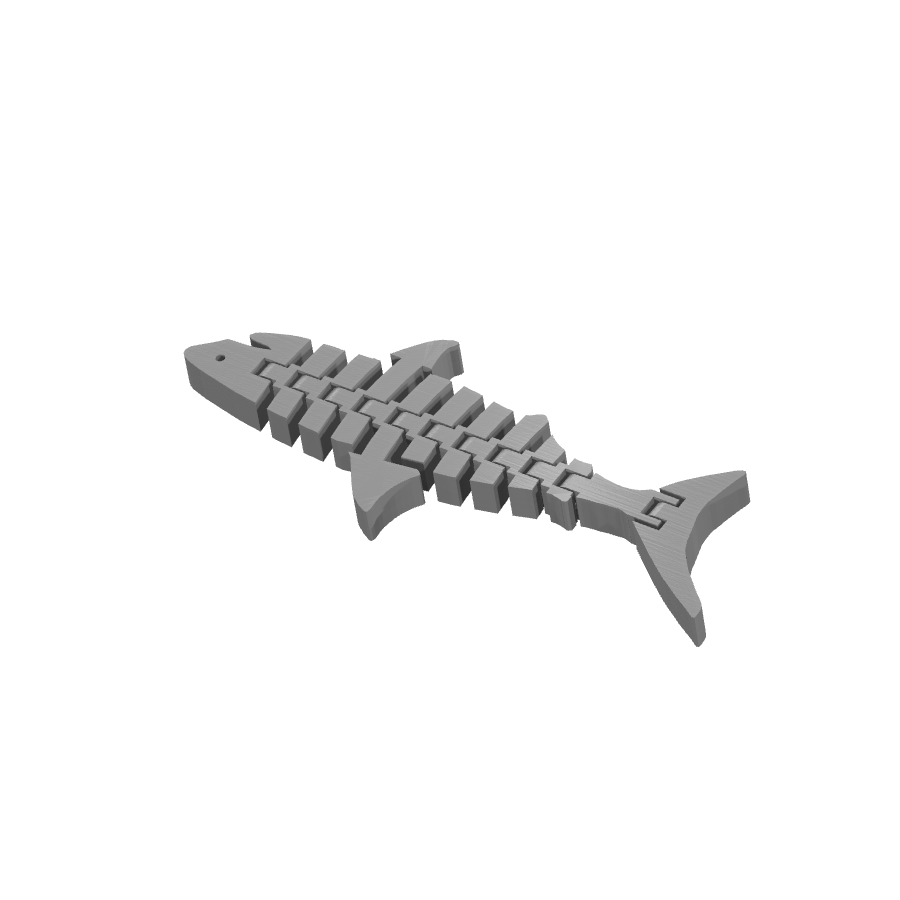 bild nr 6 på produkten: Hajmodell inspirerad av Shark, Flexi - Clean Flexi Shark V2, för barn och vuxna som gillar havets varelser