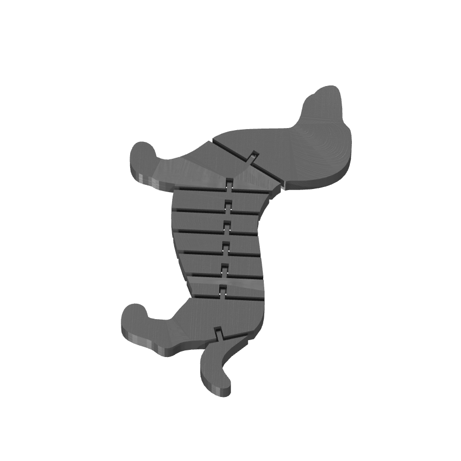 bild nr 3 på produkten: Flexi - Articulerad Teknoshund, inspirerad av den klassiska taxen, tillverkad för att skapa lekfullhet och glädje