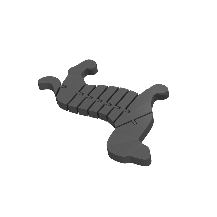 bild nr 6 på produkten: Flexi - Articulerad Teknoshund, inspirerad av den klassiska taxen, tillverkad för att skapa lekfullhet och glädje