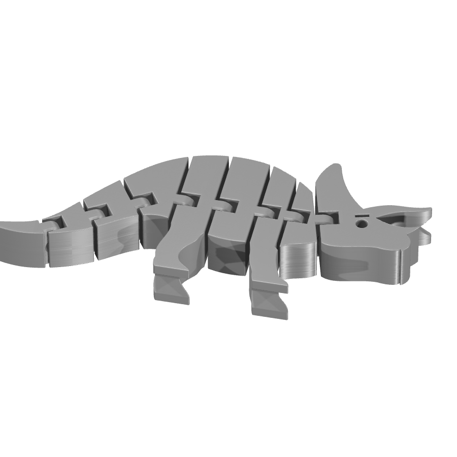 bild nr 1 på produkten: Flexi - Dinosaurusfigurer, Triceratops, inspirerad av den ikoniska dinosaurien, perfekt för fans av historia och natur