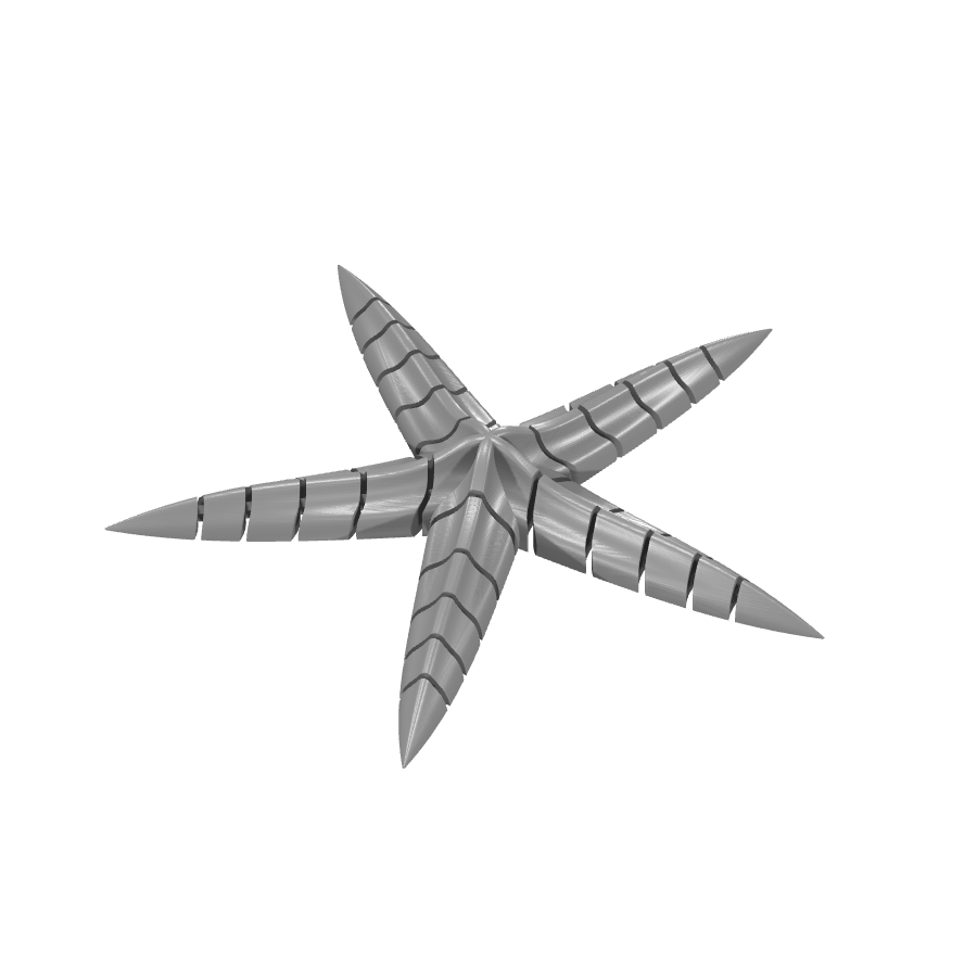 bild nr 1 på produkten: Flexi - Stjärnfisk-dekoration, inspirerad av havets underbara värld, perfekt för heminredning och som prydnad på skrivbord eller hylla