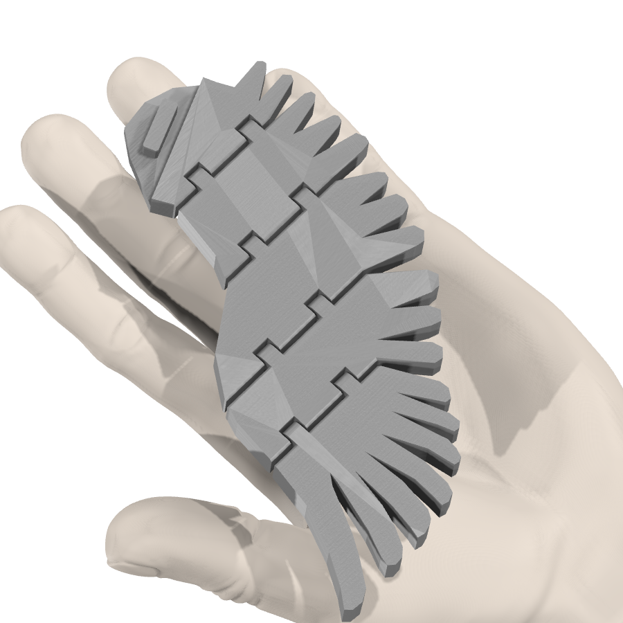 bild nr 4 på produkten: Flexi - Vinge modell för flygplansentusiaster, inspirerad av moderna flygplan och designad för att ge en tidsenlig känsla, perfekt för att pynta kontoret eller hemmet