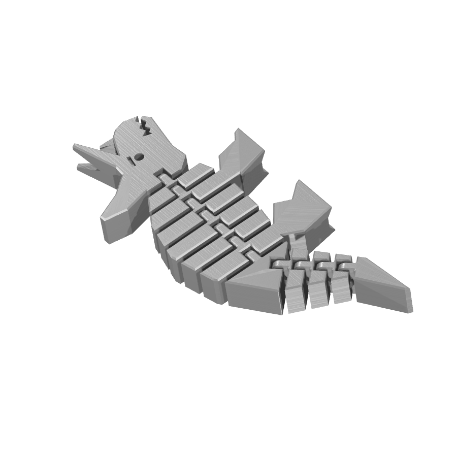 bild nr 2 på produkten: Flexi - Triceratops inspirerad av dinosaurier, perfekt för alla som dinosaurie fantaster, och samlare