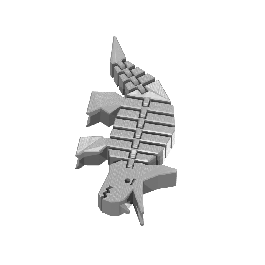 bild nr 7 på produkten: Flexi - Triceratops inspirerad av dinosaurier, perfekt för alla som dinosaurie fantaster, och samlare