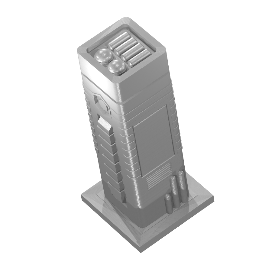 bild nr 2 på produkten: Futuristisk enhet, inspirerad av science fiction, perfekt som prydnadsföremål eller prop i en futuristisk miljö