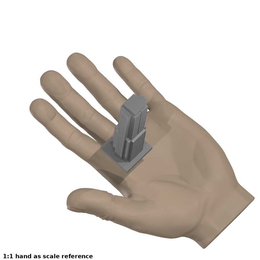 bild nr 4 på produkten: Skyskrapa i modern design, inspirerad av höga byggnader, perfekt för kontorsinredning eller personligt samling