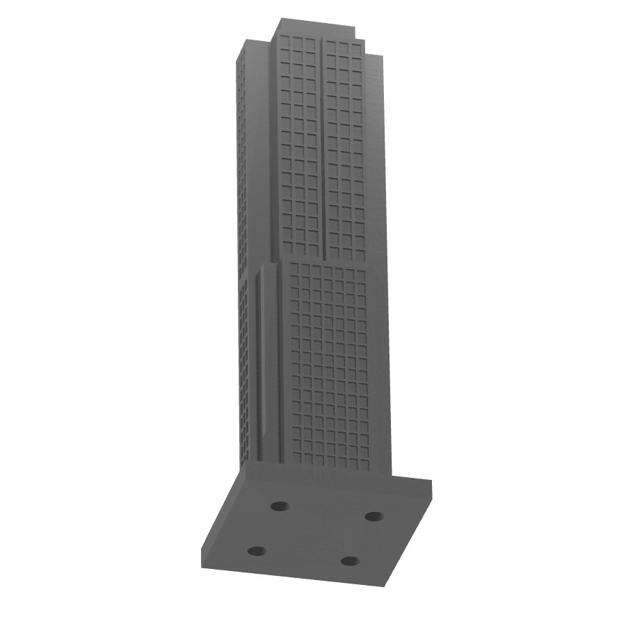 bild nr 5 på produkten: Skyskrapa i modern design, inspirerad av höga byggnader, perfekt för kontorsinredning eller personligt samling