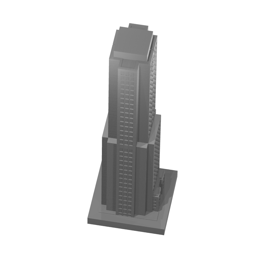 bild nr 7 på produkten: Skyskrapa i modern design, inspirerad av höga byggnader, perfekt för kontorsinredning eller personligt samling