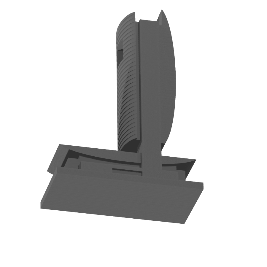 bild nr 5 på produkten: Modell av National Bank of Dubai, en detaljerad representation av Dubais moderna arkitektur, perfekt för heminredning eller kontorsdekoration