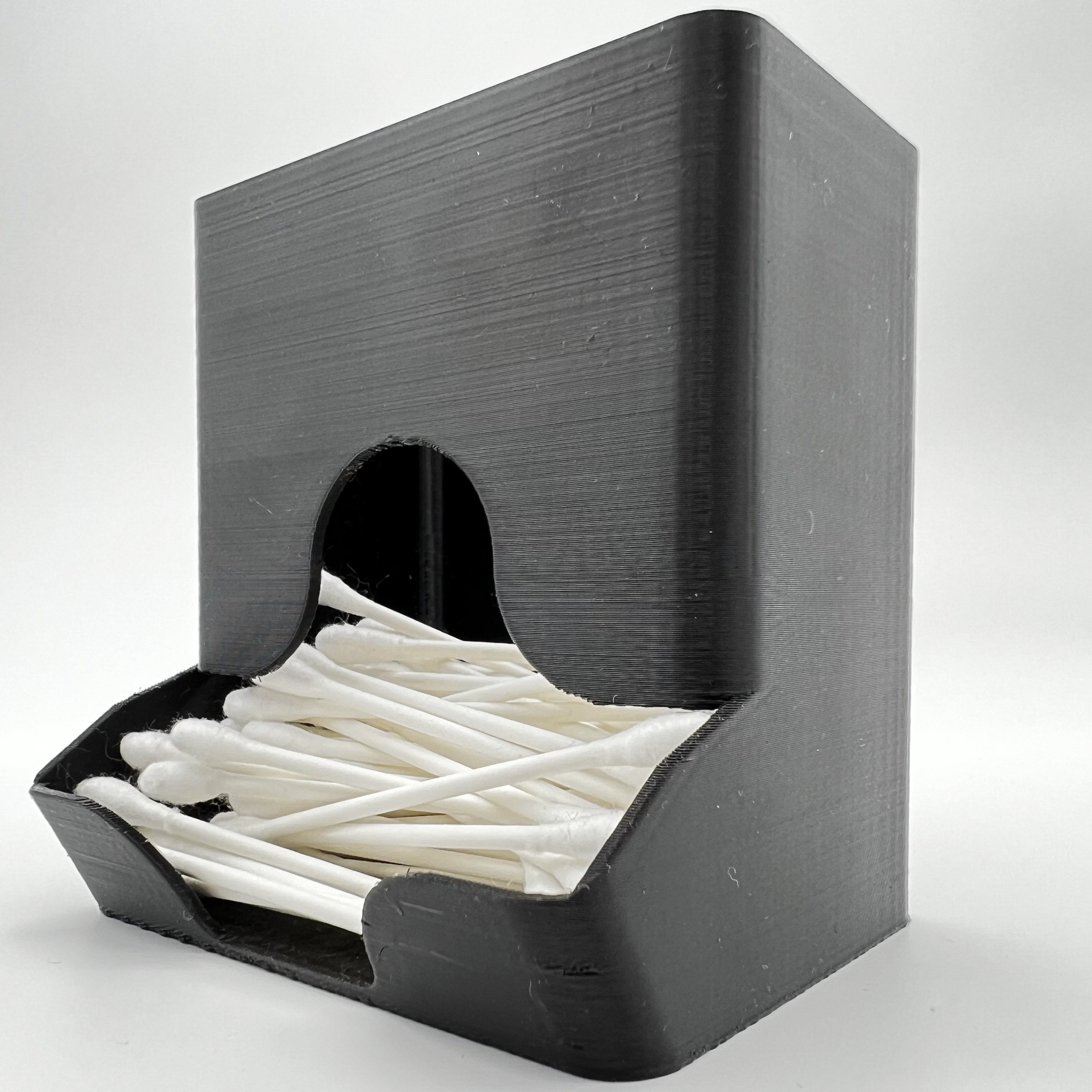 bild nr 1 på produkten: Tops Behållare Förvaring till badrum, Rymmer ca 200st tops, Lätt användning - Badrumsbehållare - Hem