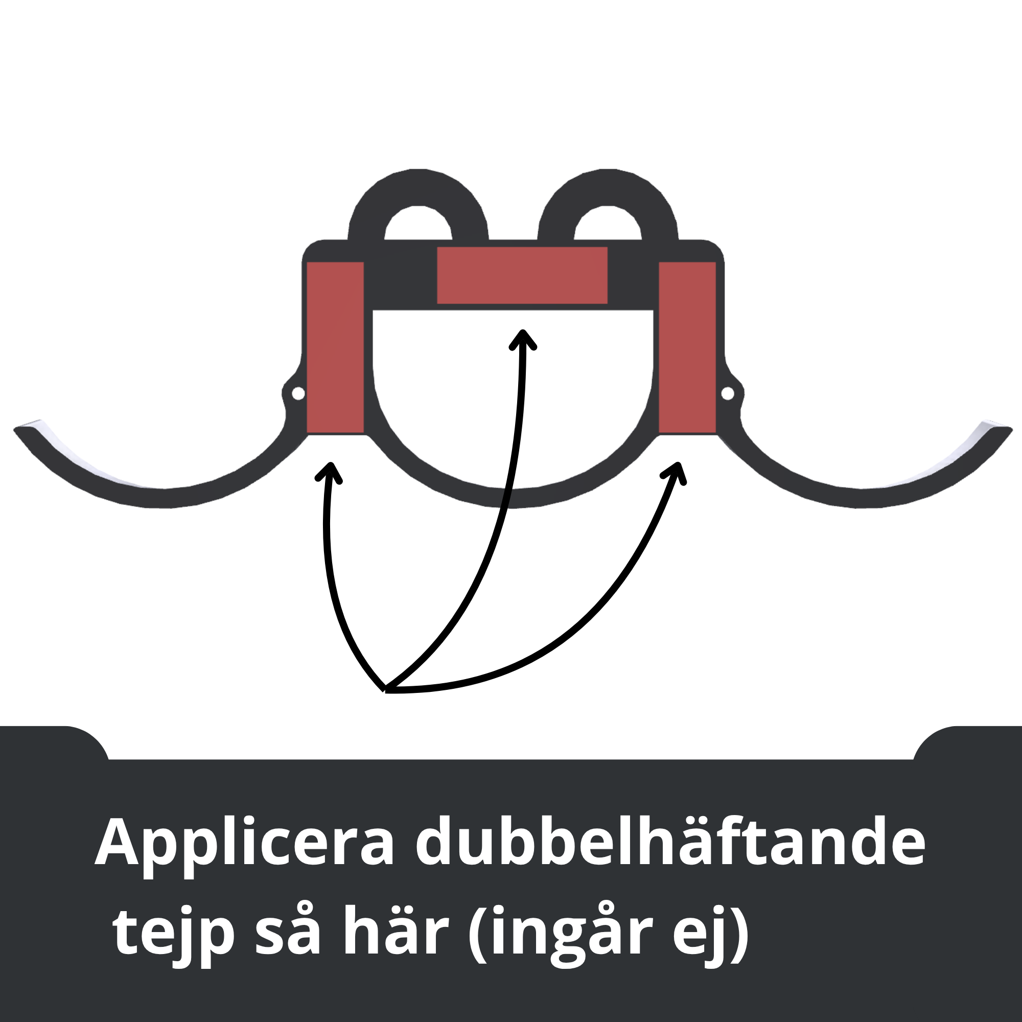 bild nr 4 på produkten: Toalettpappershylla 6 st, Montera med skruv eller dubbelhäftande tejp (ingår ej). Vägghylla Toarulle