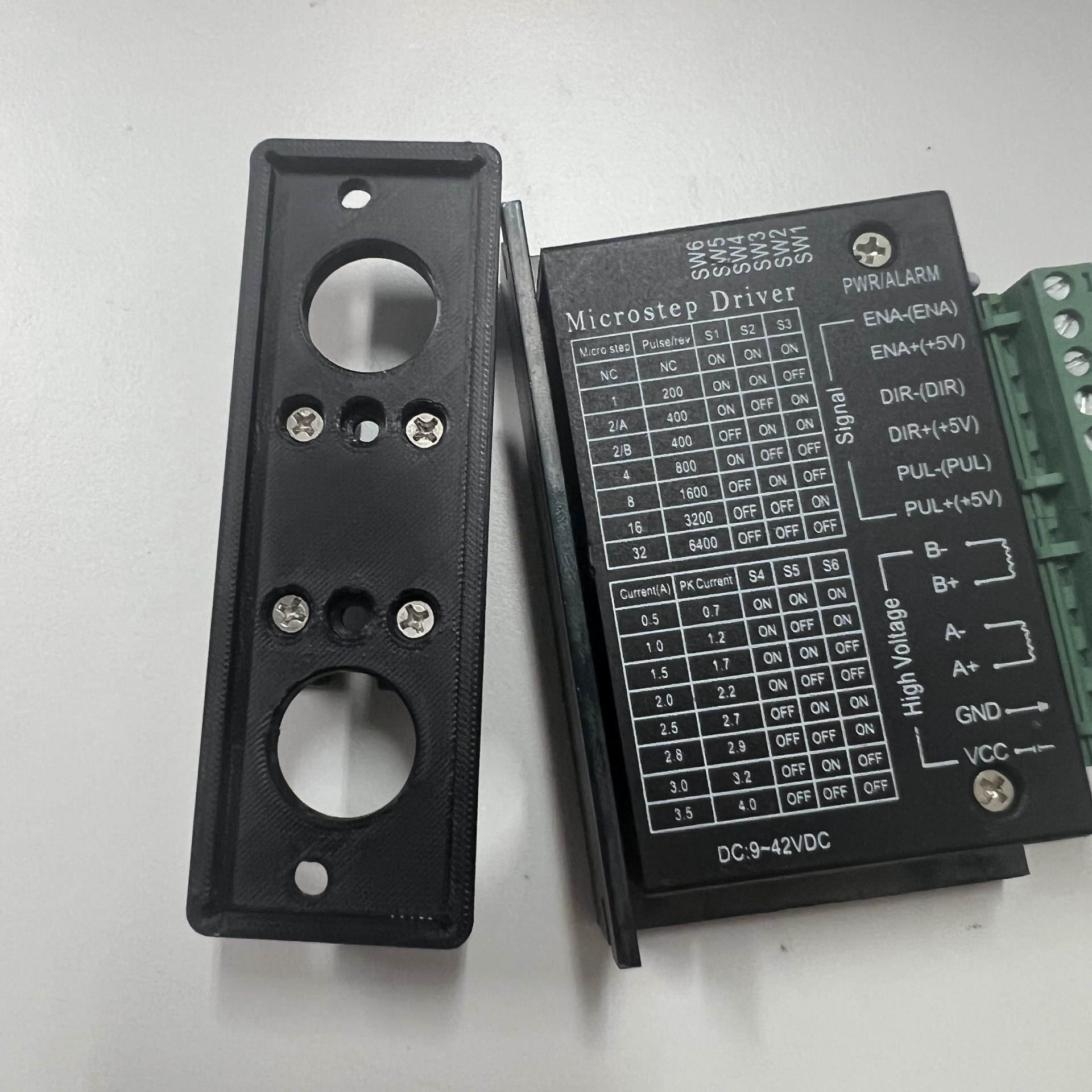 bild nr 5 på produkten: TB6600 Stepper Driver Din Rail Adapter Mount