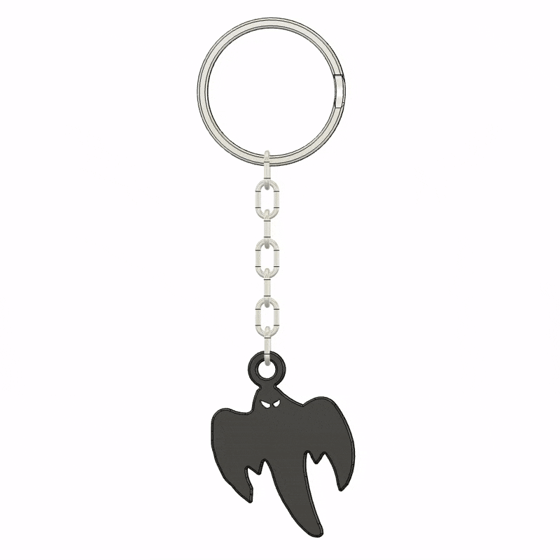 GIF på produkten: F10 / Koenigsegg Spöke Nyckelring - Ghost Keychain