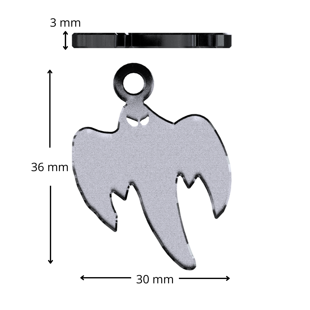 bild nr 1 på produkten: F10 / Koenigsegg spöke Nyckelring - Ghost Keychain
