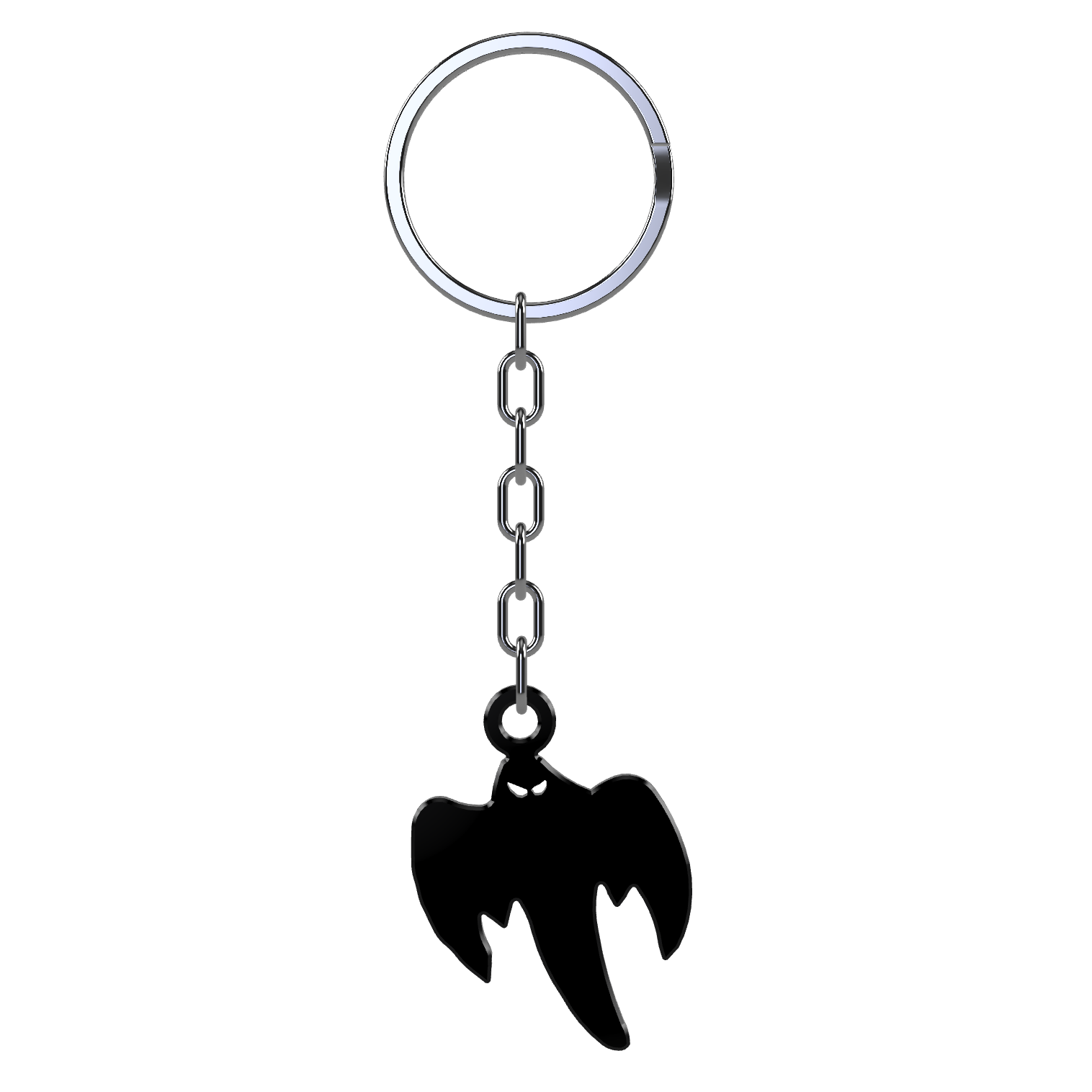 Bild på 3D printad produkt med namn: F10 / Koenigsegg Spöke Nyckelring - Ghost Keychain