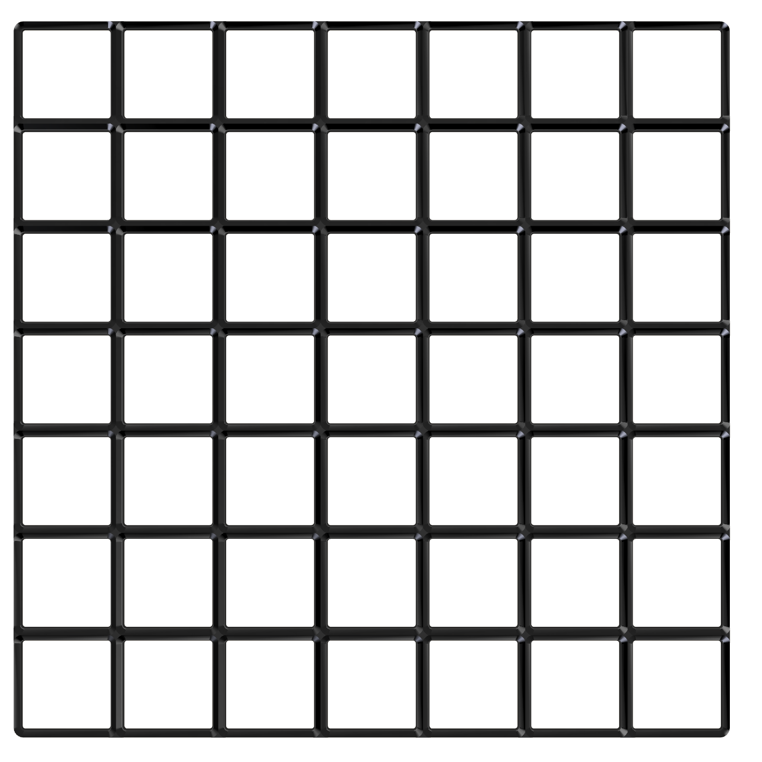 bild nr 2 på produkten: Gridfinity Kompatibel 7x7 Ram, 294 x 294 mm