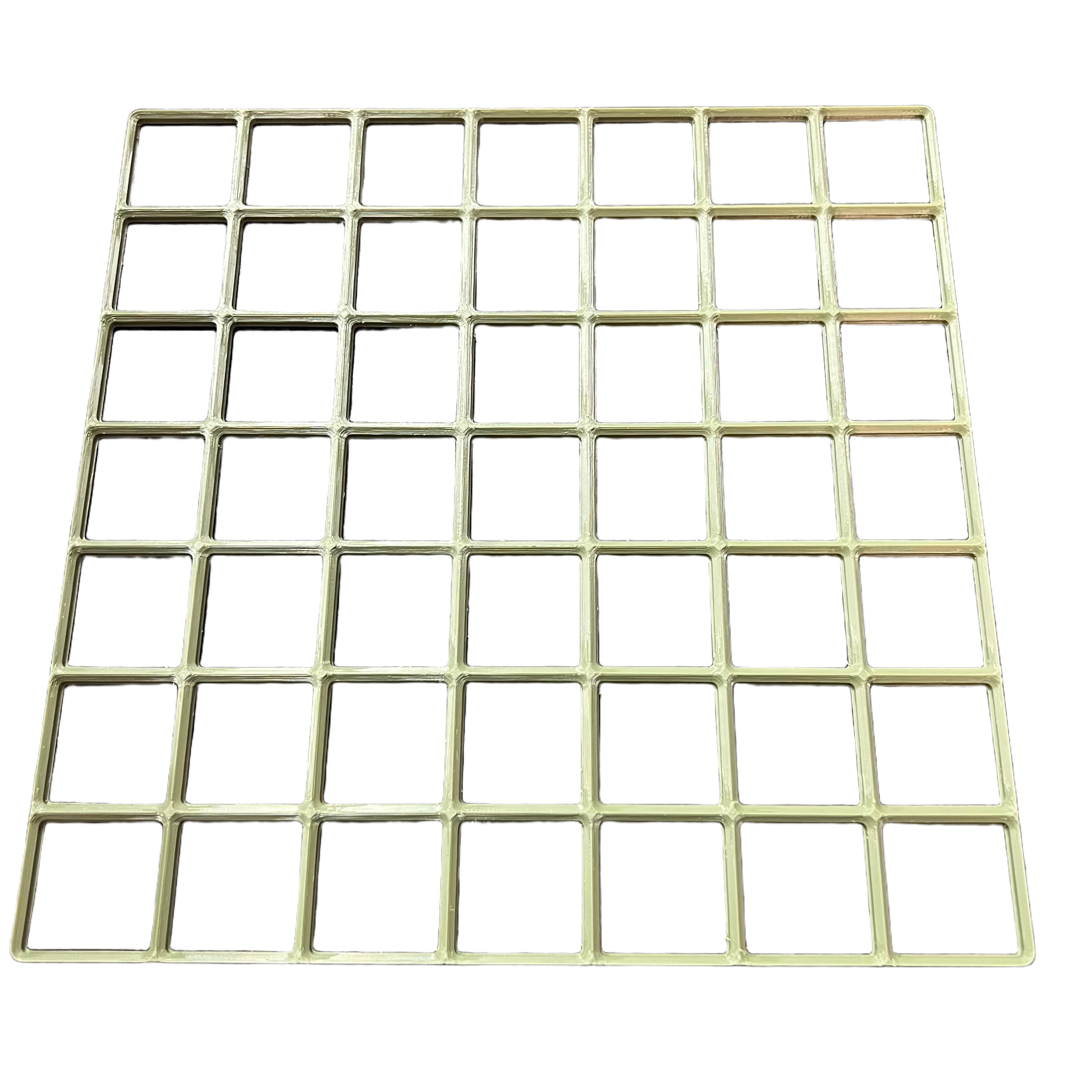 Bild på 3D printad produkt med namn: Gridfinity Kompatibel 7x7 Ram, 294 x 294 mm