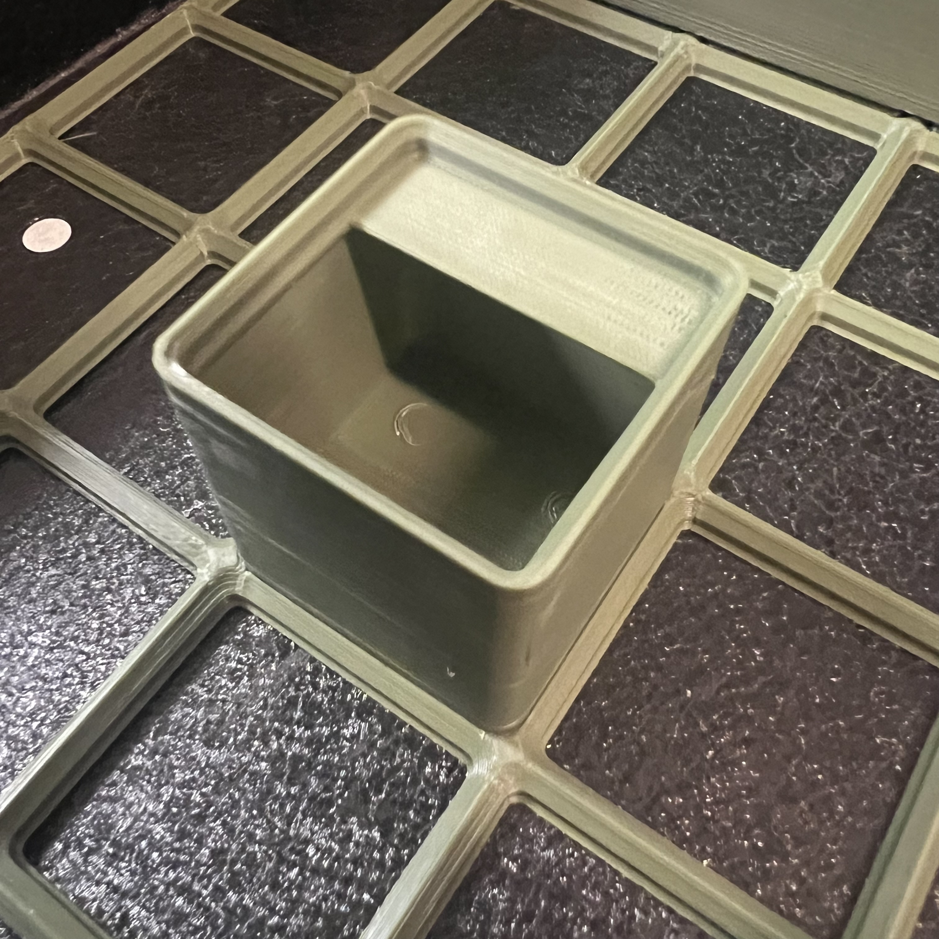 bild nr 2 på produkten: Gridfinity Kompatibel Behållare, 1x1 Rutor, Använd till små delar, 1x1x6