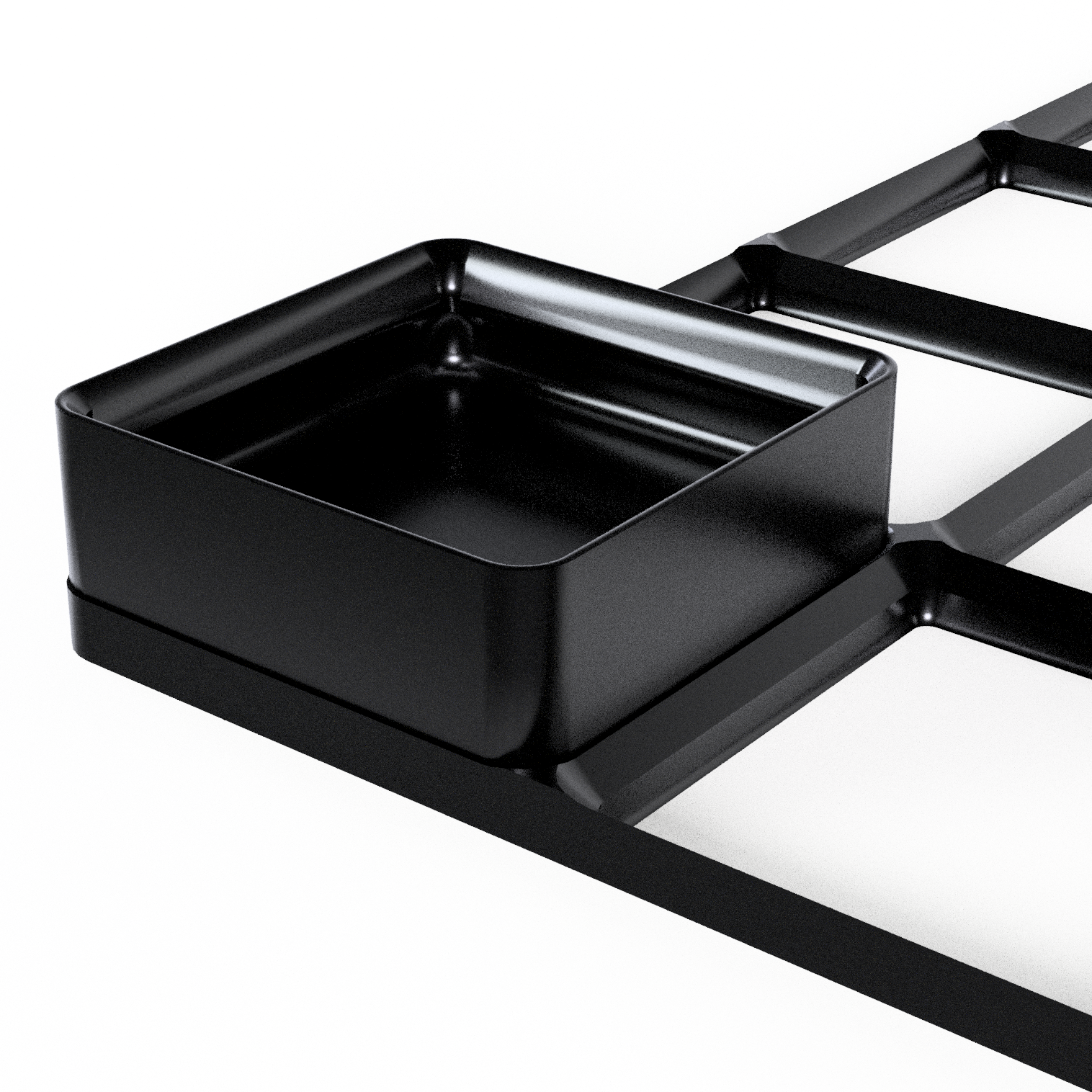 bild nr 2 på produkten: Divider Box 1x1x2 1-Compartment, Gridfinity-compatible, 42 mm bin system