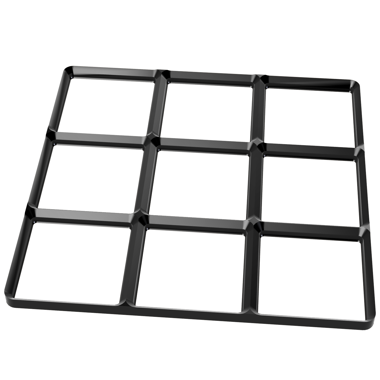 bild nr 2 på produkten: Frame 3x3, Gridfinity-compatible, 42 mm bin system