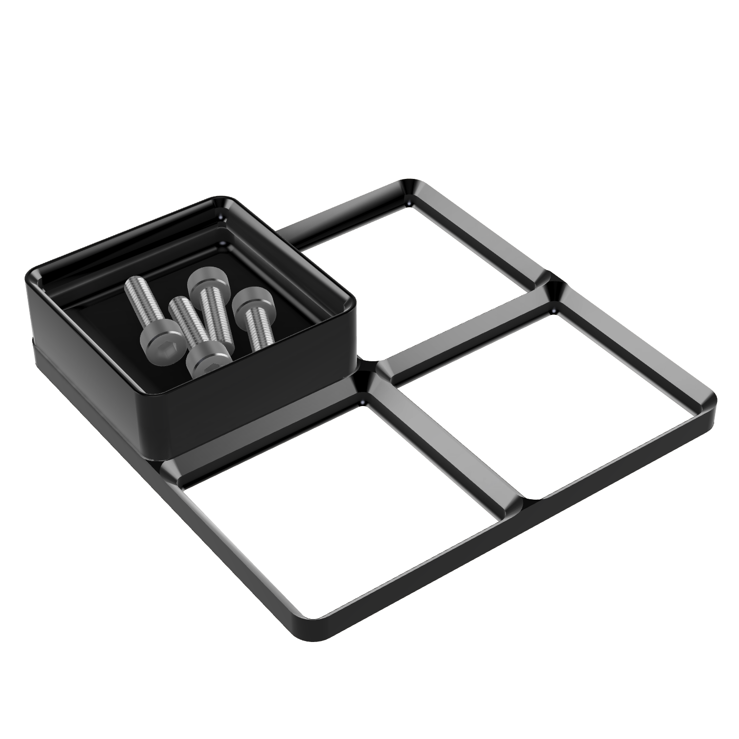 bild nr 1 på produkten: Frame 2x2, Gridfinity compatible, 42 mm bin system