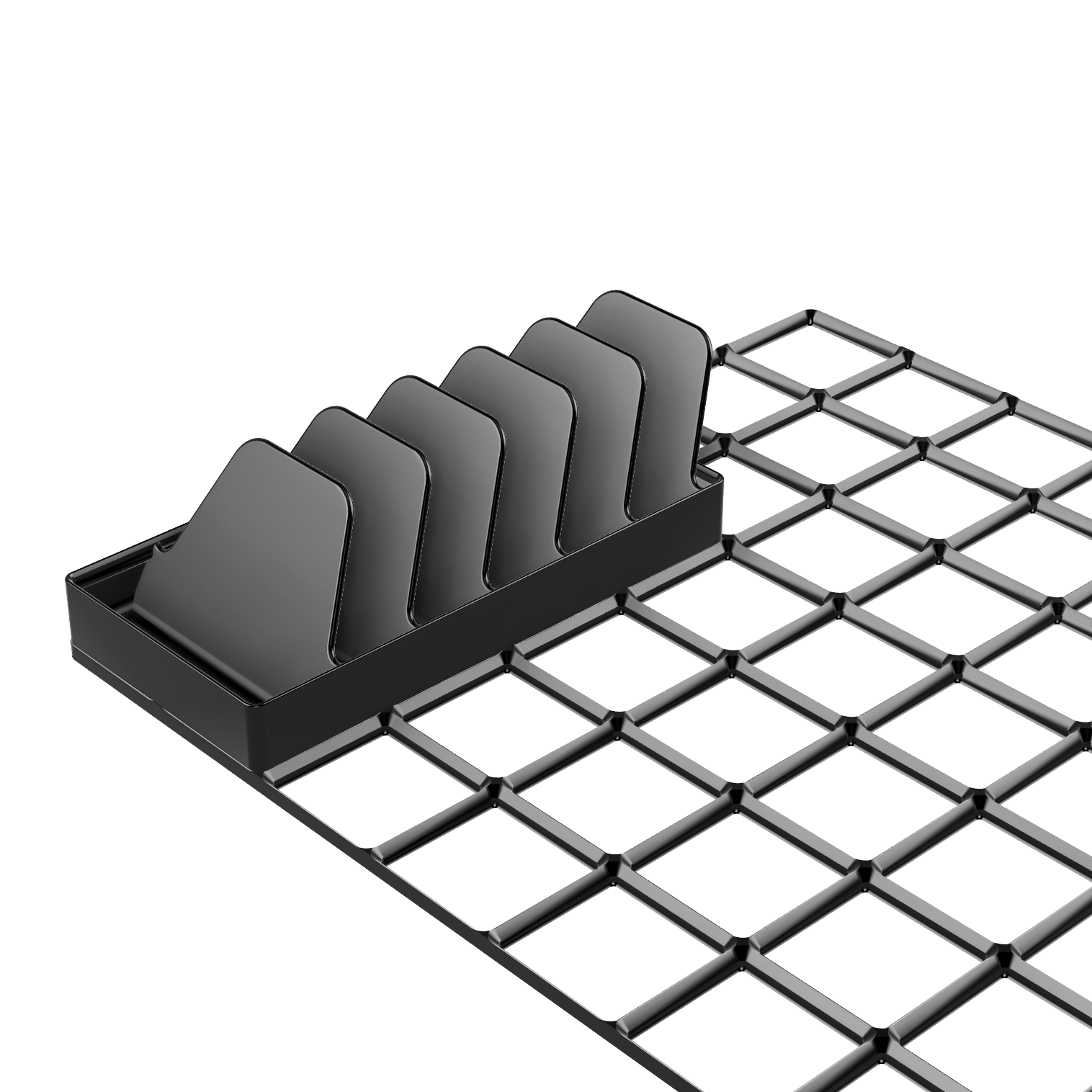 bild nr 1 på produkten: Nipper Holder x6, Gridfinity compatible, 42 mm bin system