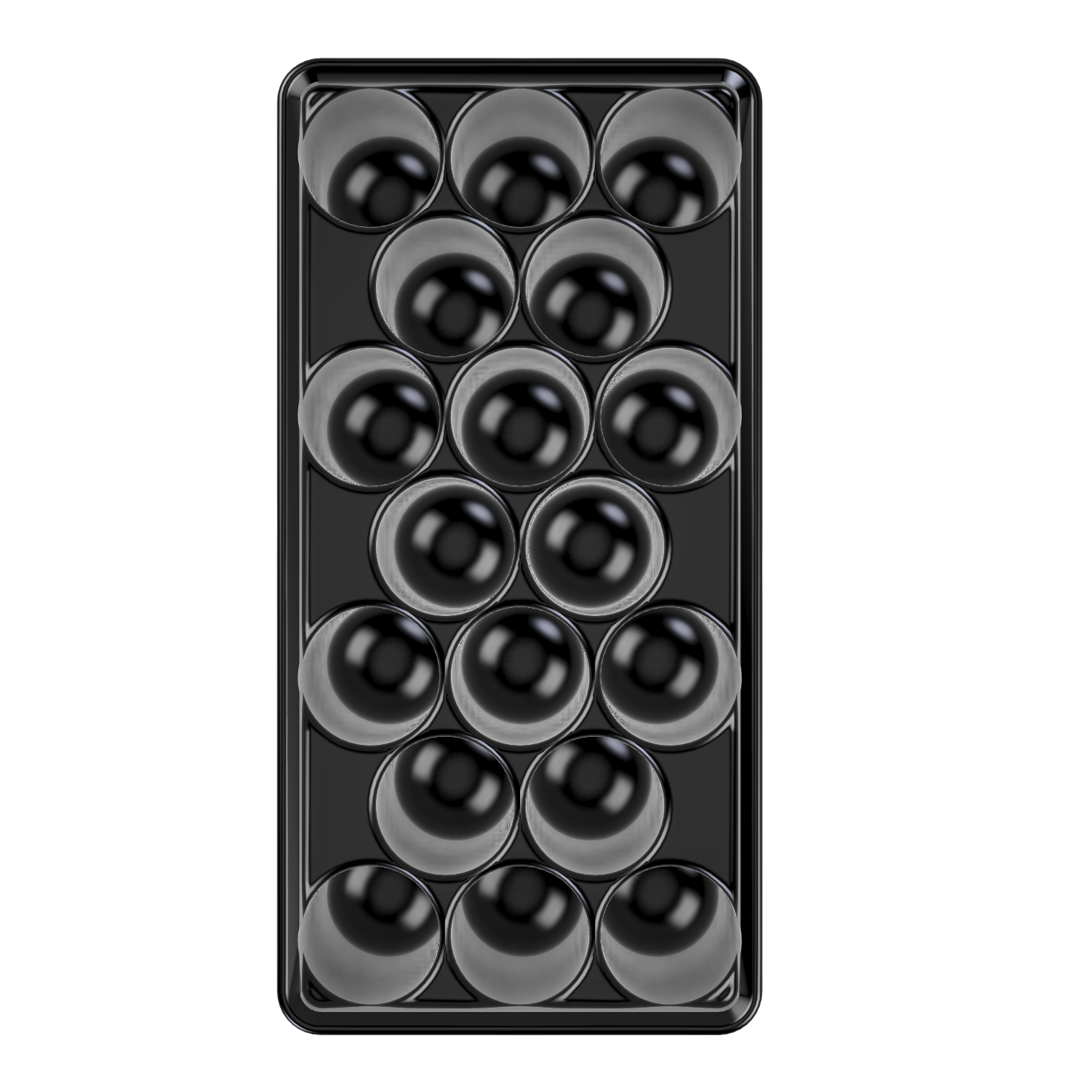 bild nr 1 på produkten: Penna och touchpenna hållare, Gridfinity kompatibel, 42 mm bin system