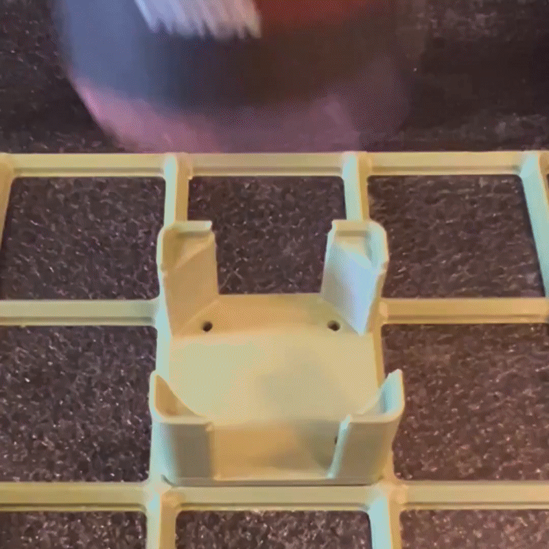 GIF på produkten: Gridfinity Kompatibel, Flask hållare, Vision Miner Nano Polymer, 43mm flaska