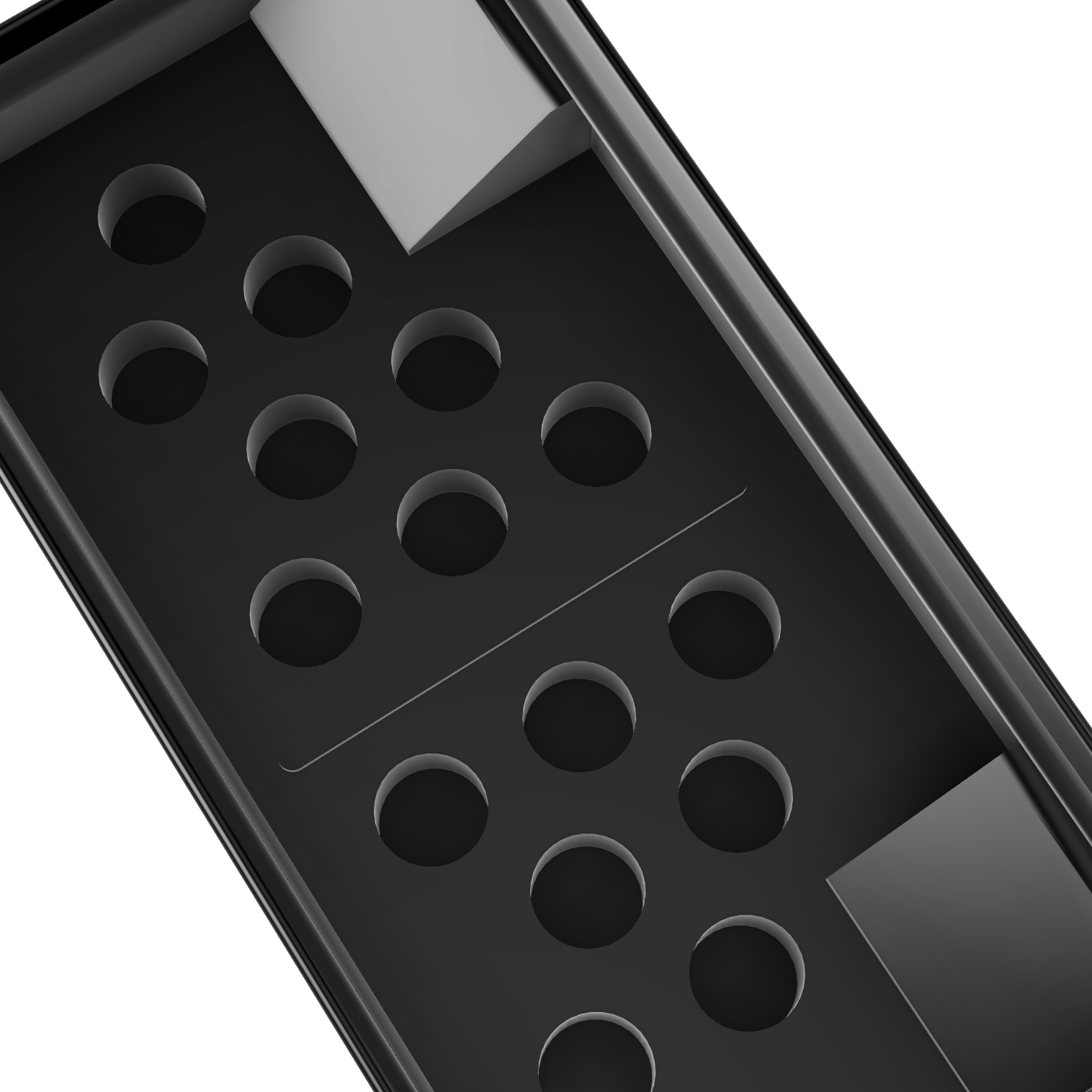 bild nr 5 på produkten: Gridfinity kompatibel, Dual Bulk Nozzle Holder, 42 mm bin system