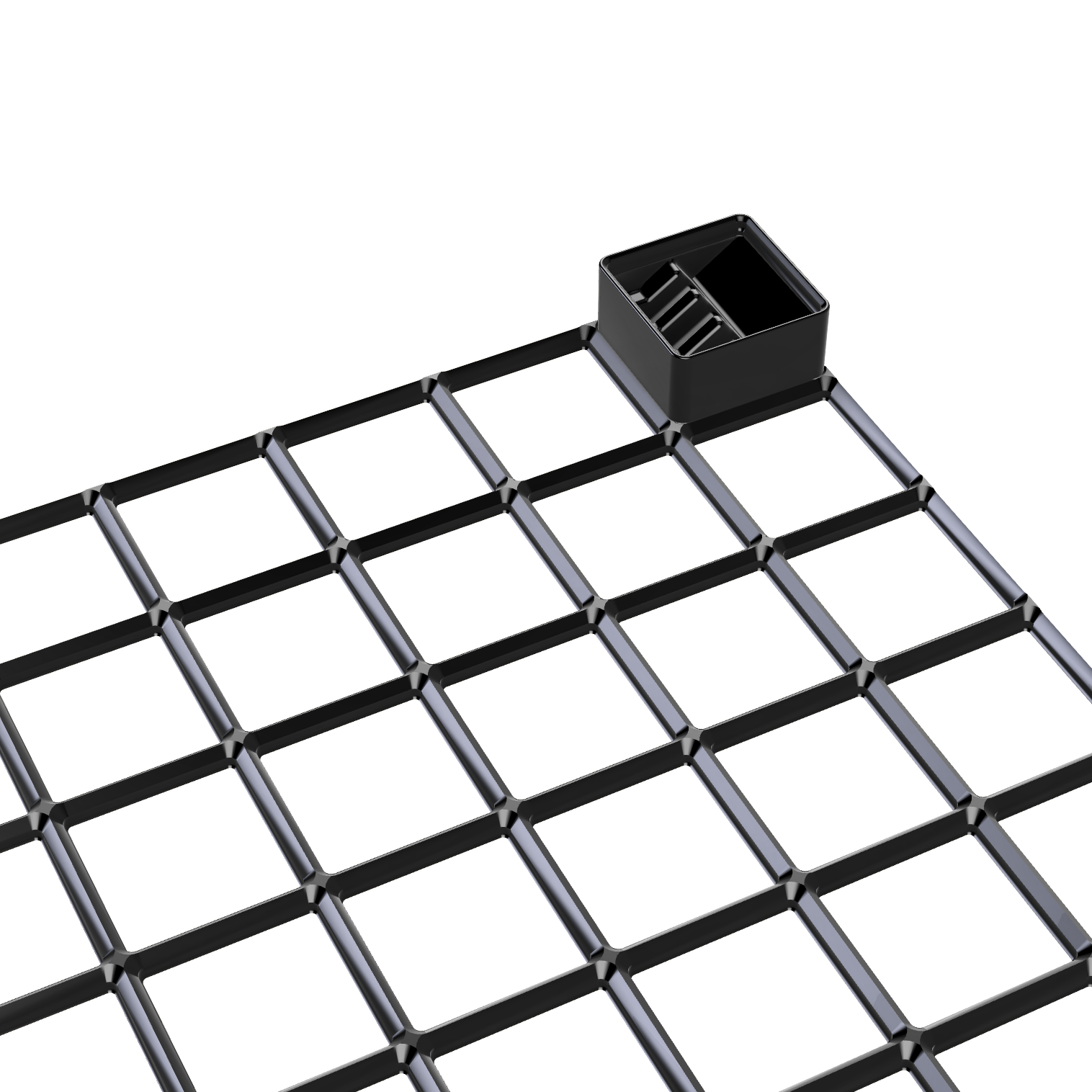 bild nr 1 på produkten: Gridfinity kompatibel, Triple Volcano Holder, 42 mm bin system