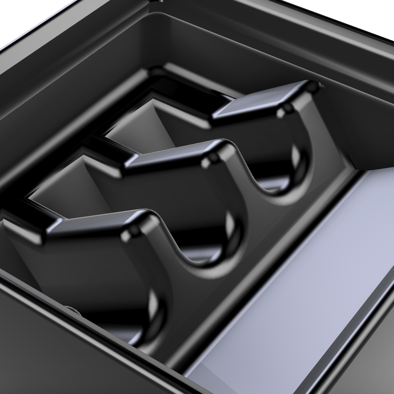 bild nr 2 på produkten: Gridfinity kompatibel, Triple Volcano Holder, 42 mm bin system