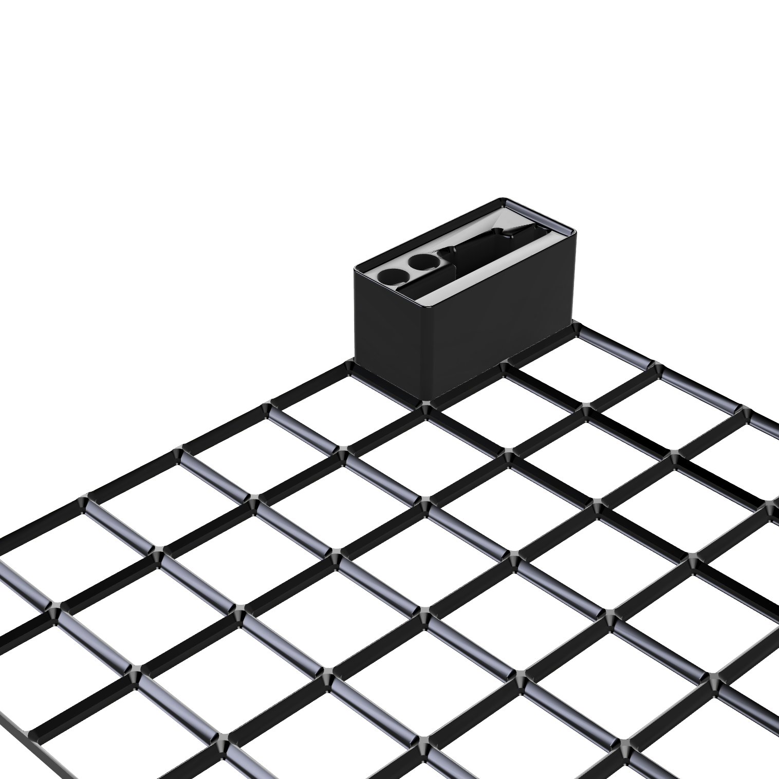 bild nr 1 på produkten: Gridfinity kompatibel, Caliper Holder, Mitutoyo Series 500, 42 mm bin system