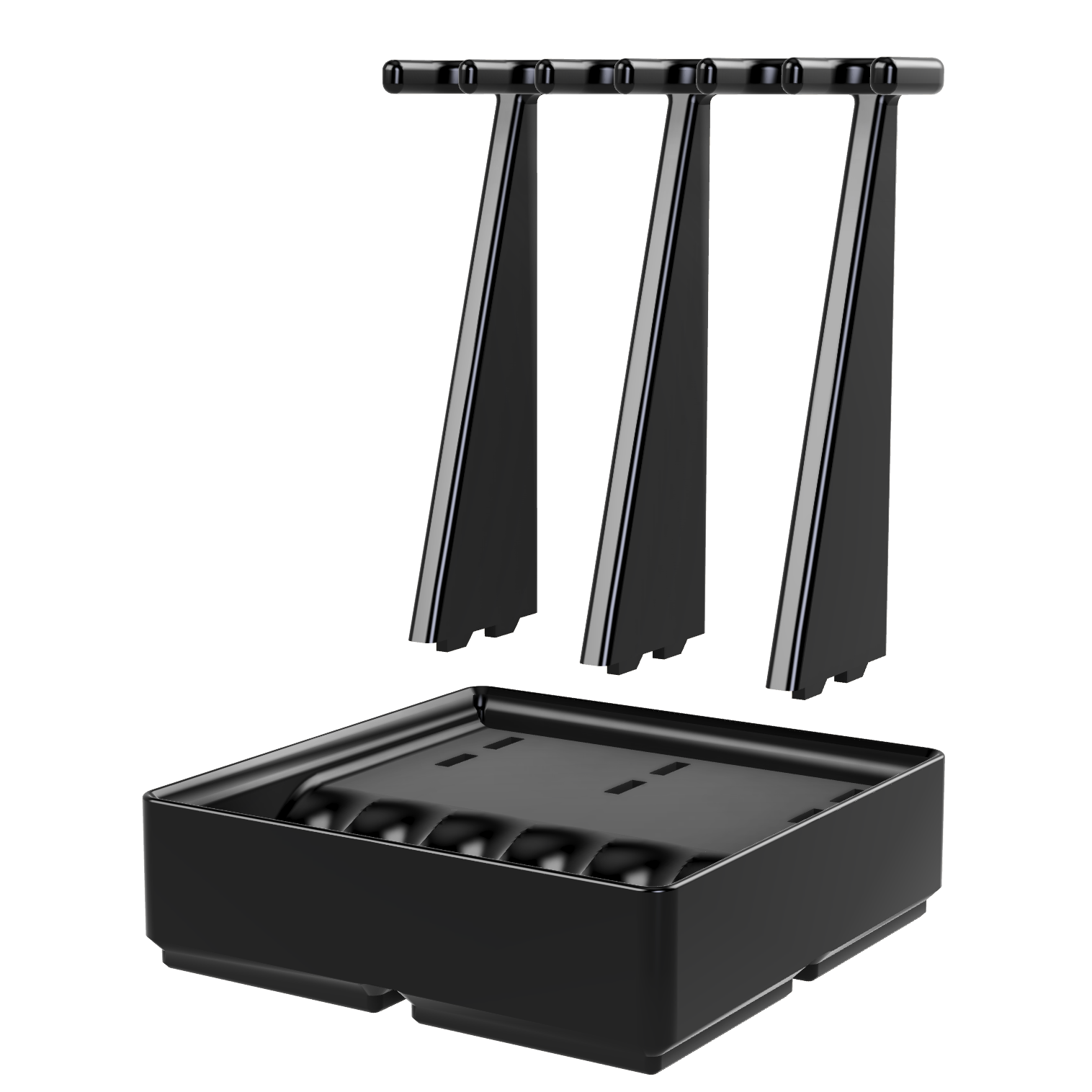 Bild på 3D printad produkt med namn: Gridfinity kompatibel, Chonk Rack - två delar som behöver limmas, 42 mm bin system