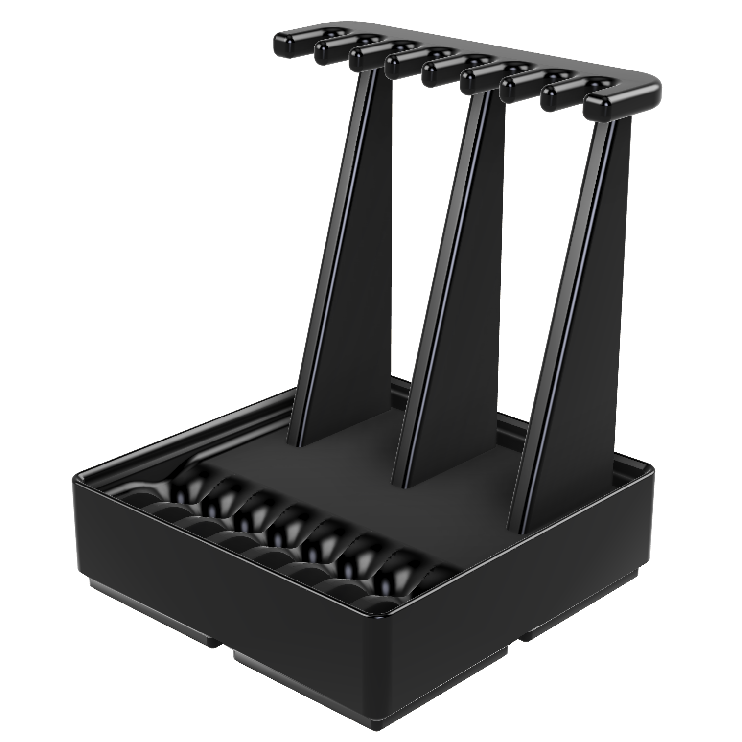 Bild på 3D printad produkt med namn: Gridfinity kompatibel, Pick Rack, Två Delar Behöver Limmas