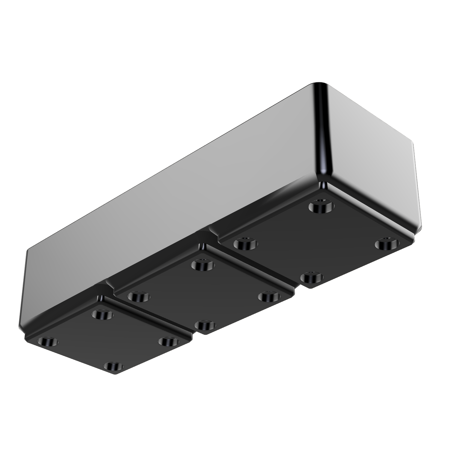 bild nr 2 på produkten: Gridfinity kompatibel, ER11 collet hållare, 14 st, 1x3 Rutor