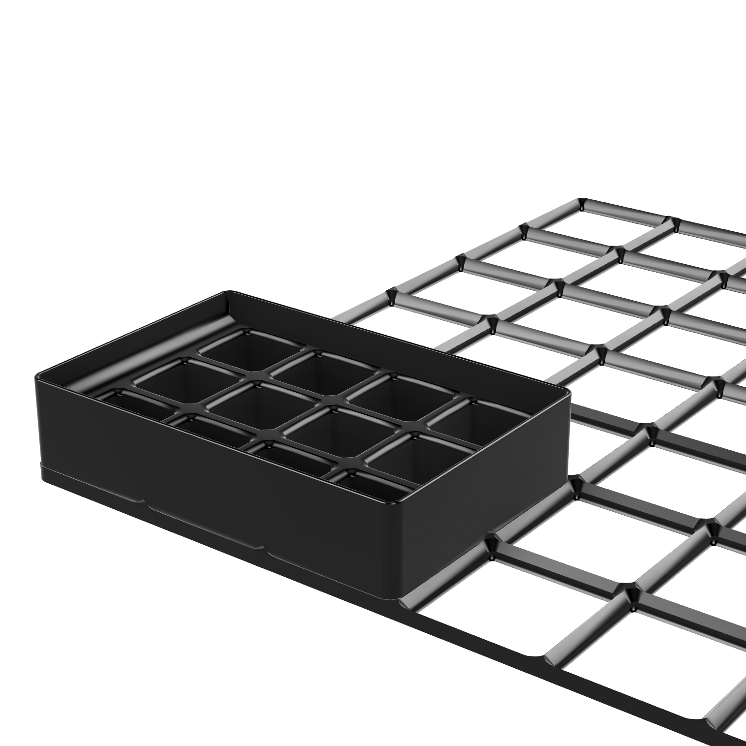 bild nr 1 på produkten: Gridfinity kompatible, ER11 Collet Box Holder, 2x3 Rutor
