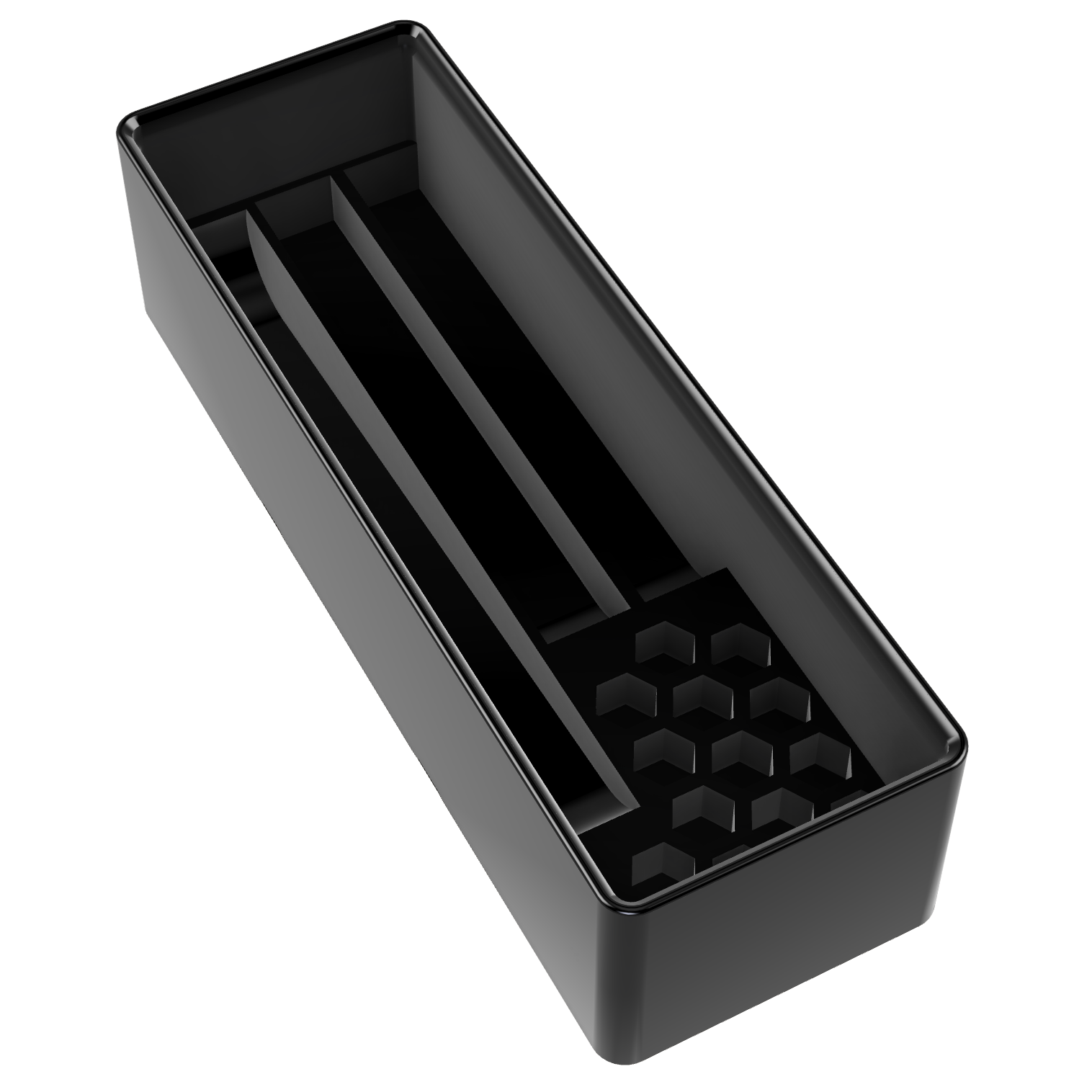 Bild på 3D printad produkt med namn: Gridfinity kompatibel, Spärrskaft hållare