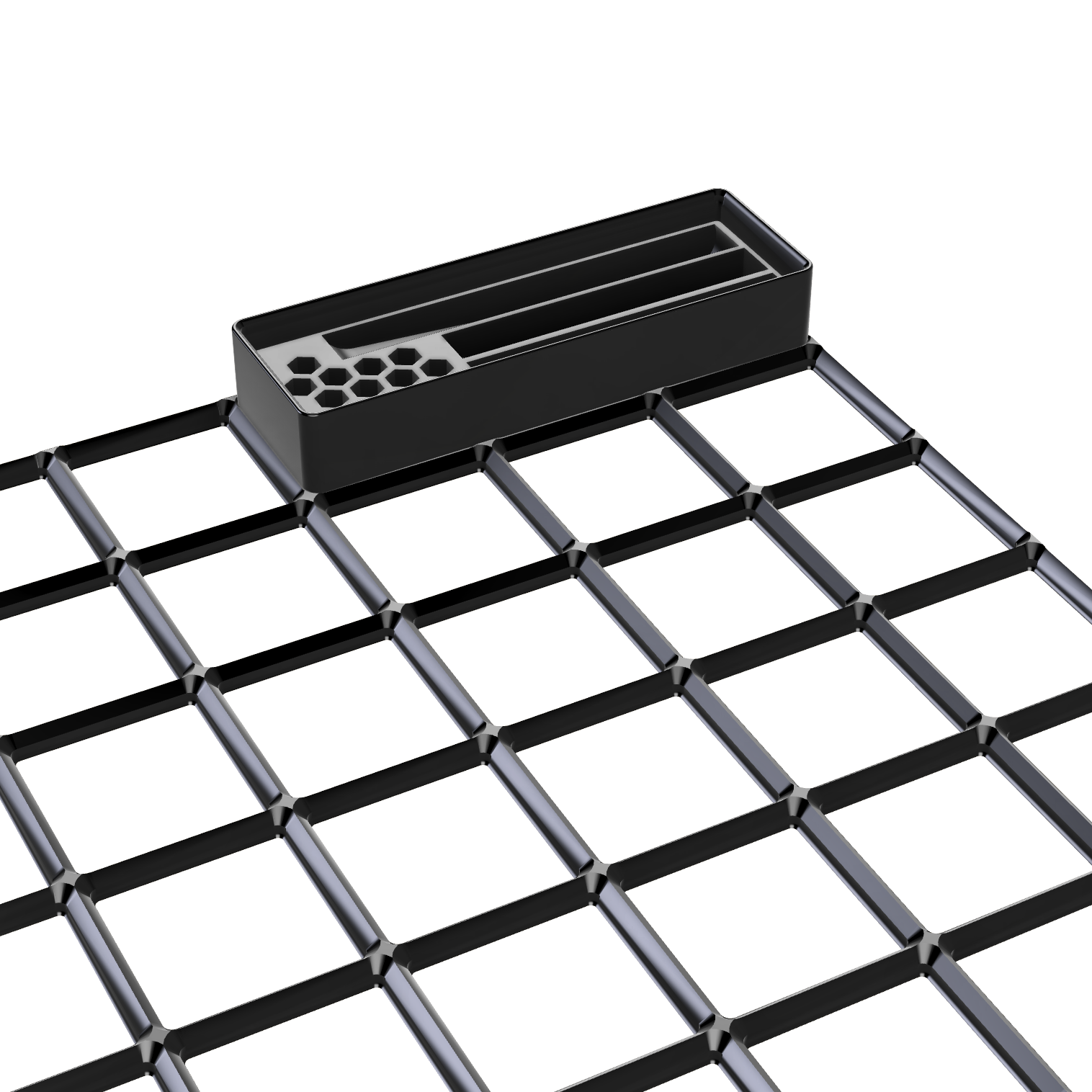 bild nr 1 på produkten: Gridfinity kompatibel, Spärrskaft hållare låg