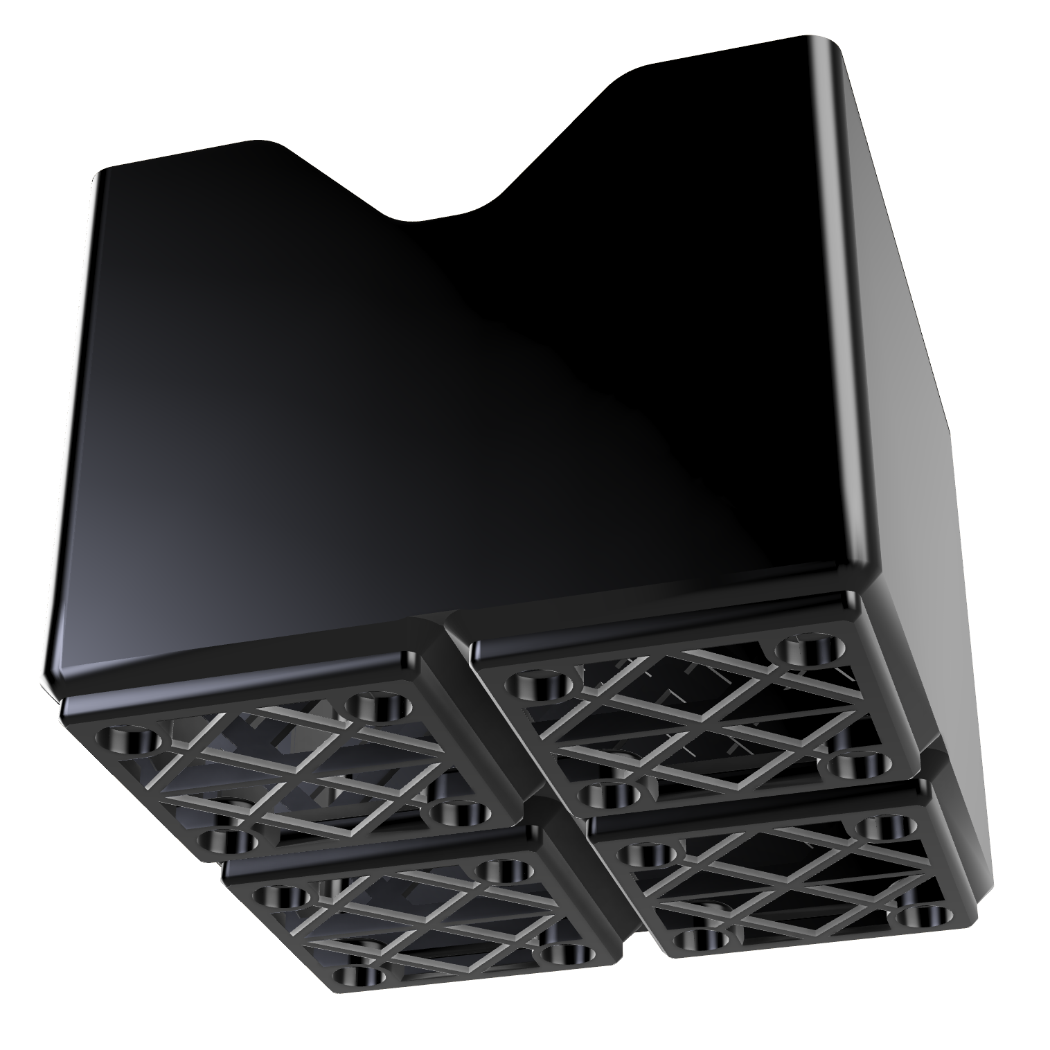 bild nr 2 på produkten: Gridfinity Kompatibel, Kabelförvaring, 2x2 Rutor