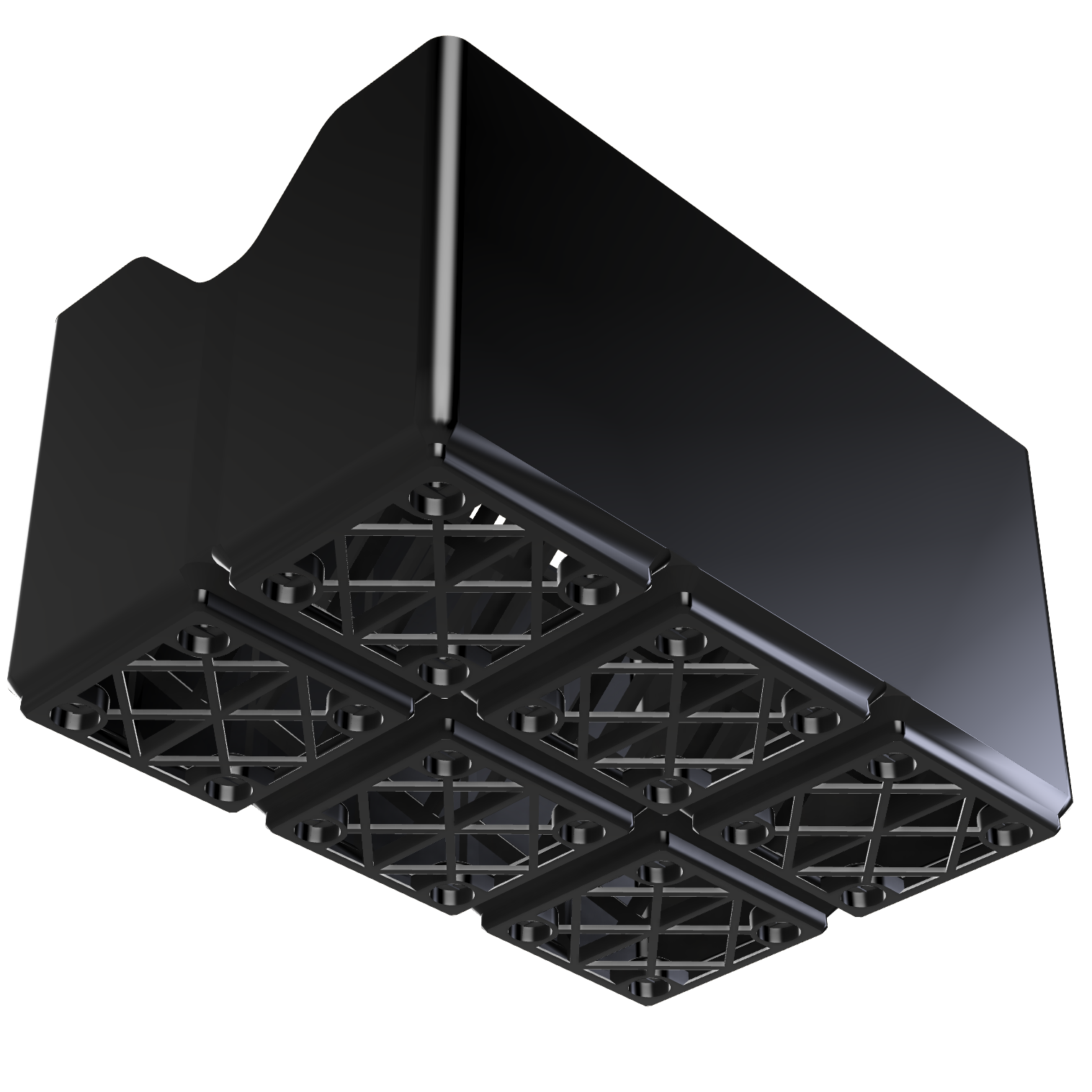 bild nr 1 på produkten: Gridfinity Kompatibel, Kabelförvaring, 2x3 Rutor, Funkar med magneter